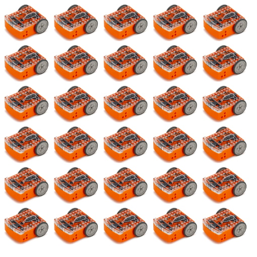 A classroom pack of 30 Edison V3 robots